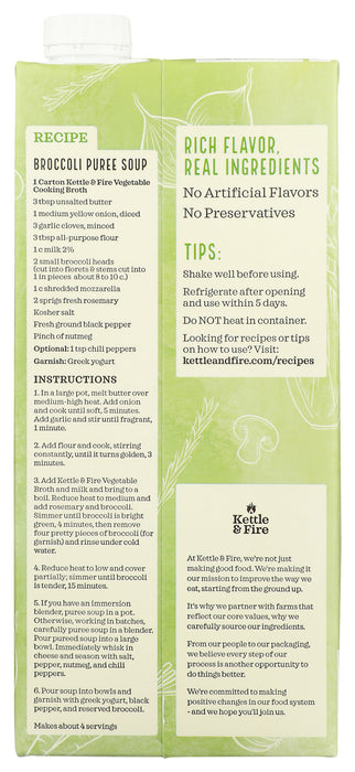 Vegetable Broth, Org, 32 oz