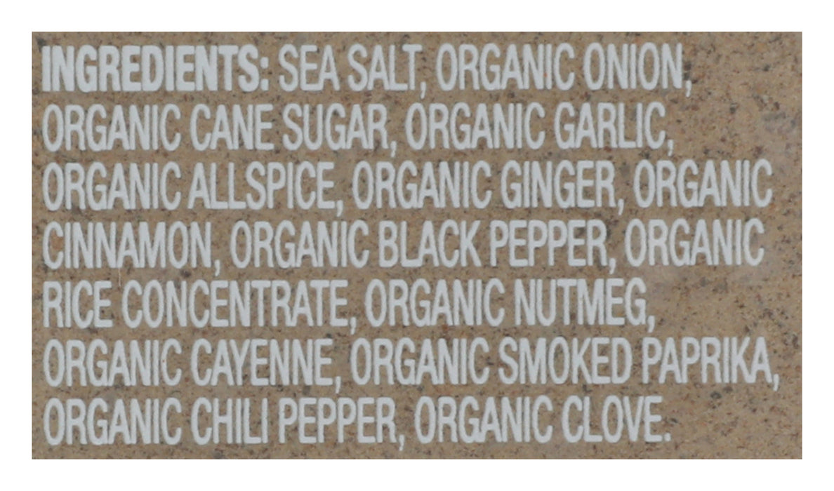 Jerk Rotisserie Seasoning, Org, 2.65 oz