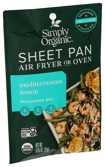 Mediterranean Lemon Seasoning Mix, Org GF, .85 oz