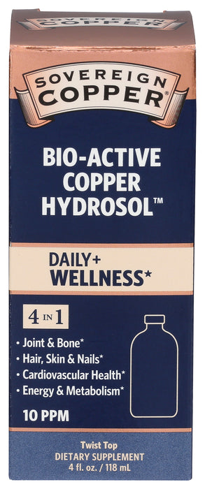 Bio-Active Copper Hydrosol, 10 PPM, 4 fl oz