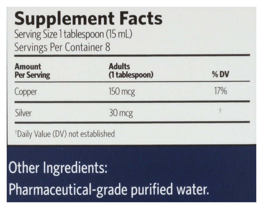 Bio-Active Copper Hydrosol, 10 PPM, 4 fl oz