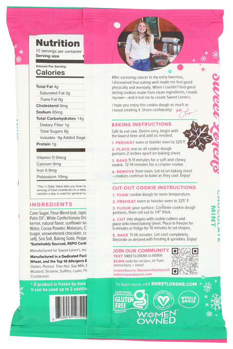 Chocolate Mint Cookie Dough, GF, 9.6 oz