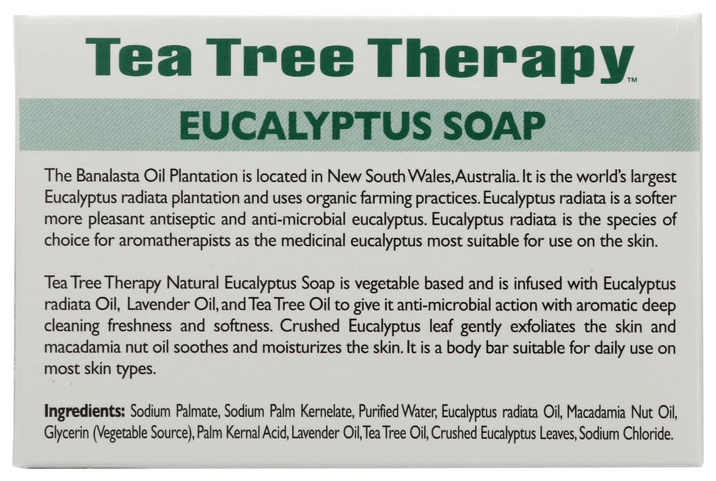 Eucalyptus Bar Soap w/ Tea Tree, 3.5 oz