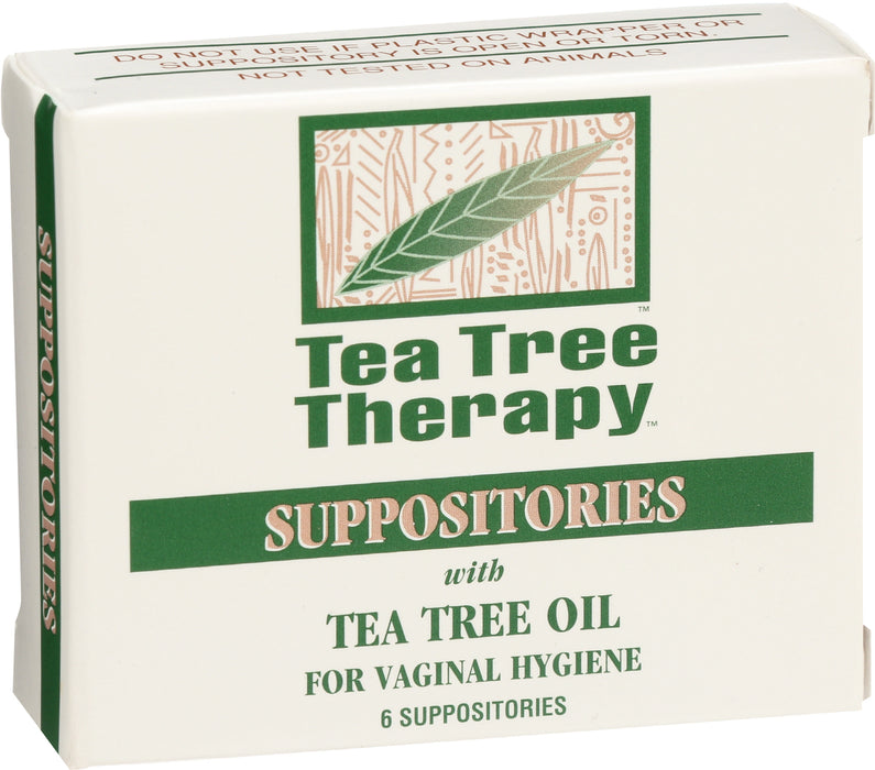 Suppositories w/ Tea Tree Oil, 6 ct