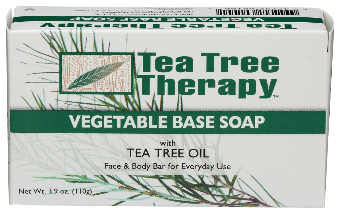 Vegetable Base Bar Soap w/ Tea Tree, 3.9 oz