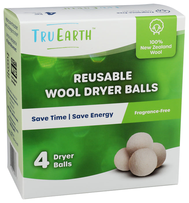 Reusable Wool Dryer Balls, 4 ct