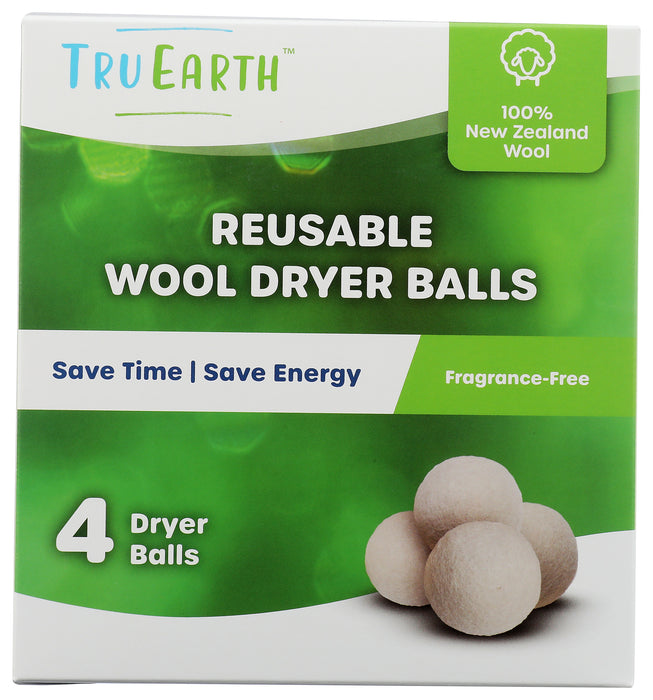 Reusable Wool Dryer Balls, 4 ct