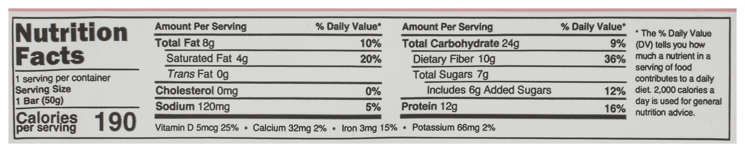 Strawberry Protein Bar, GF, 1.76 oz