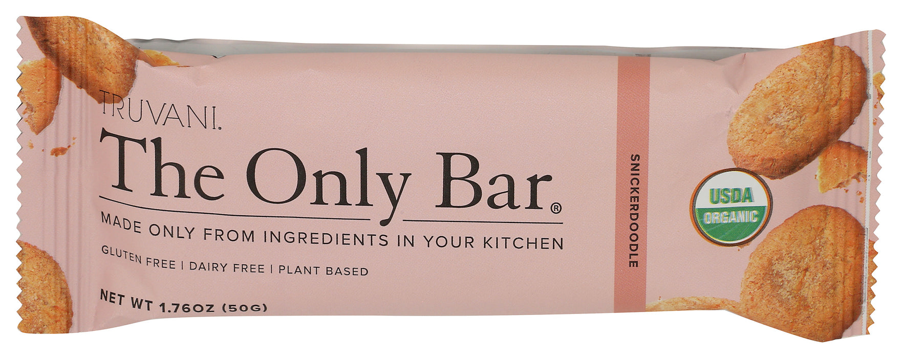 The Only Bar, Snickerdoodle, Org, 1.76 oz