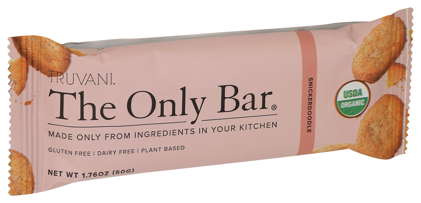 The Only Bar, Snickerdoodle, Org, 1.76 oz