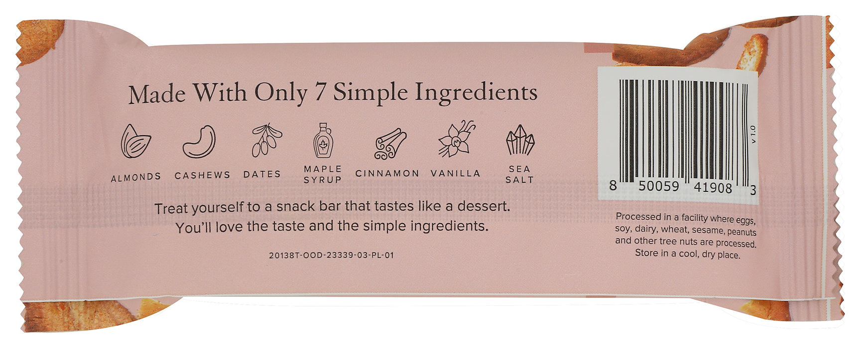 The Only Bar, Snickerdoodle, Org, 1.76 oz