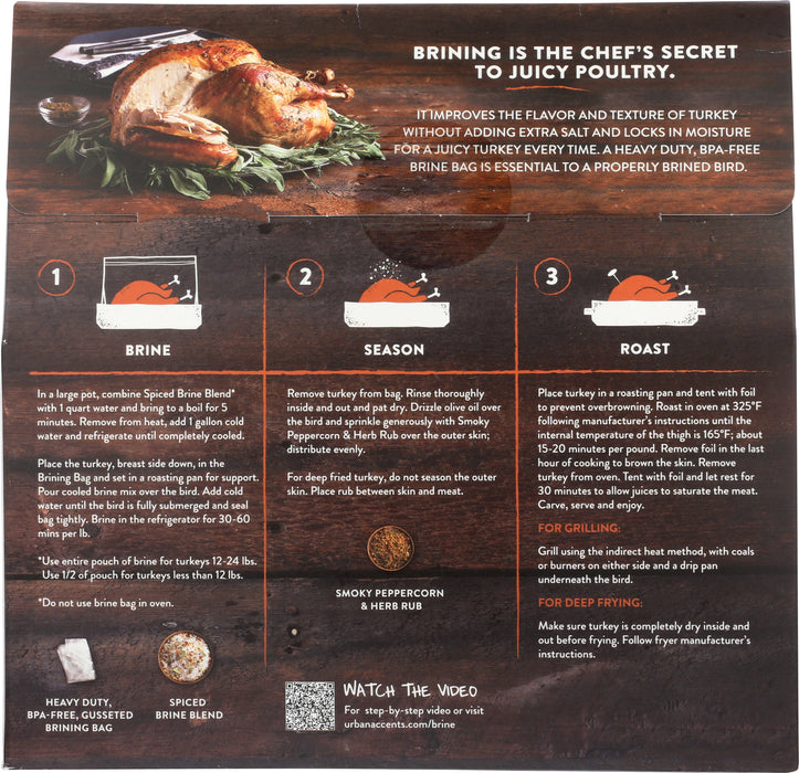 Turkey Brine & Rub Kit, 12.75 oz
