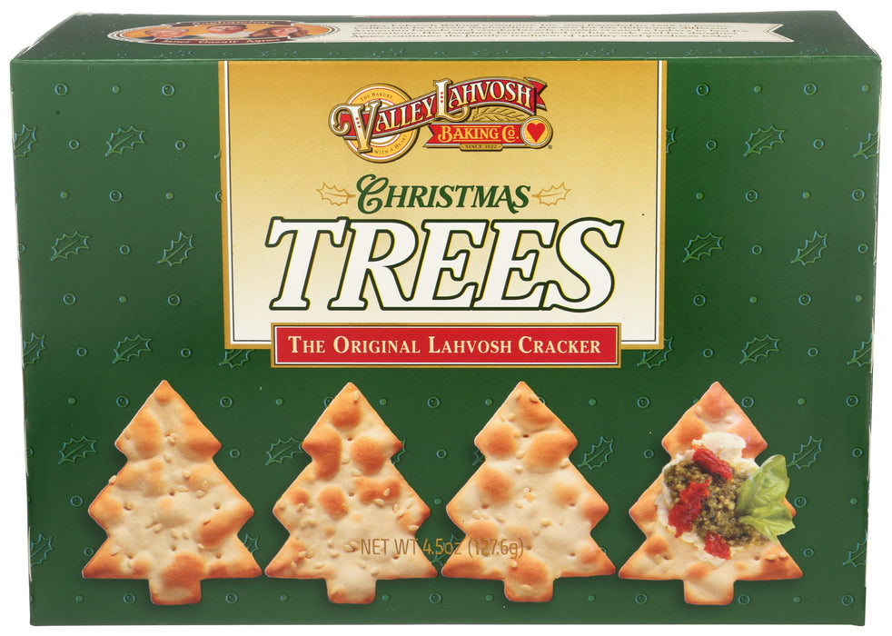 Christmas Tree Original  Lahvosh Crackers, 4.5 oz