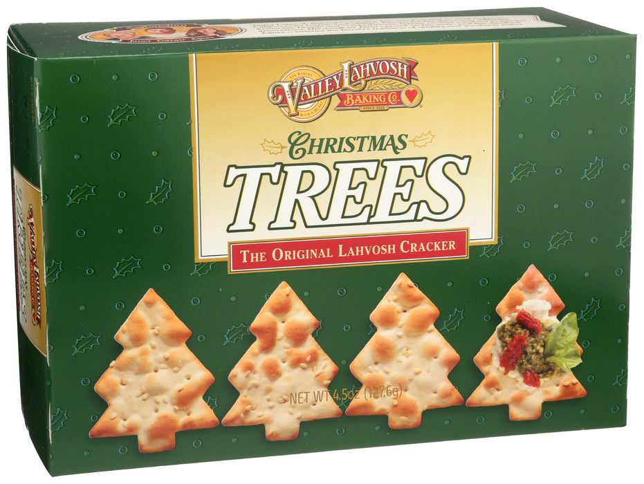 Christmas Tree Original  Lahvosh Crackers, 4.5 oz
