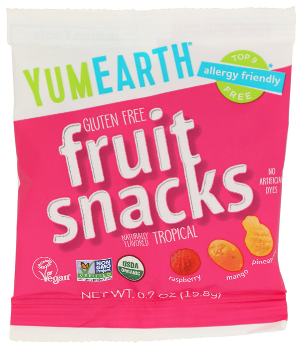 Tropical Fruit Snack, Org GF, 3.5 oz