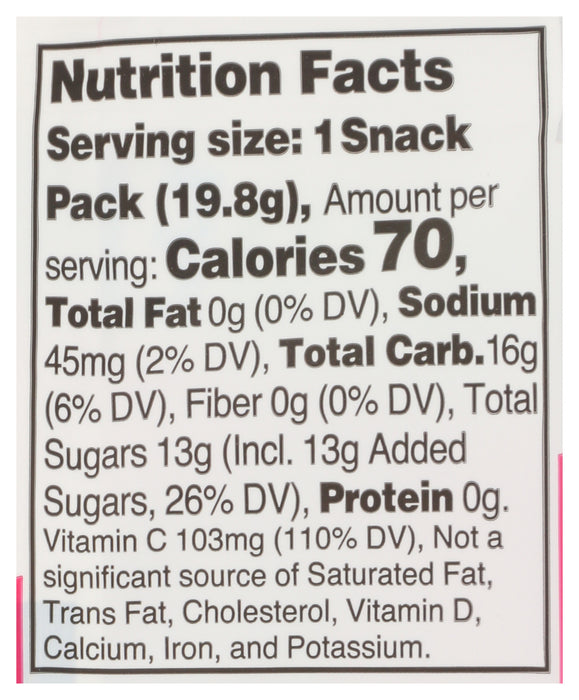 Tropical Fruit Snack, Org GF, 3.5 oz