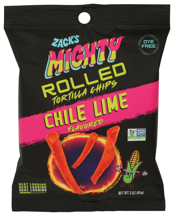 Chili Lime Rolled Tortilla Chips, 3 oz