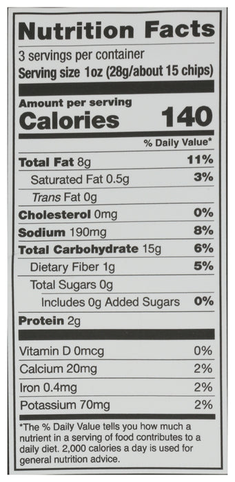 Chili Lime Rolled Tortilla Chips, 3 oz