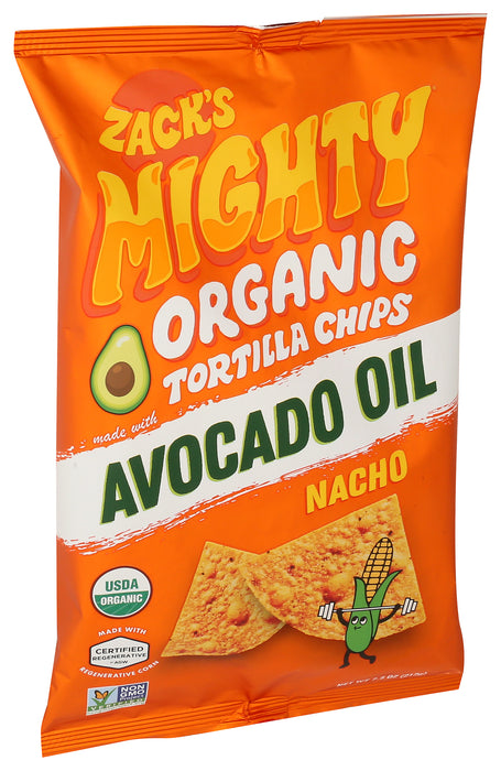 Nacho Tortilla Chips, Avocado Oil, Org, GF, 7.5 oz