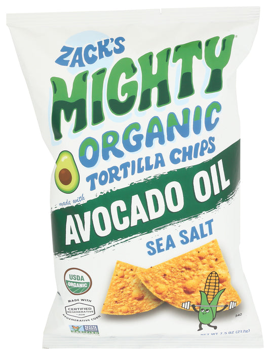 Sea Salt Tortilla Chips, Org, 7.5 oz