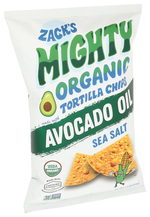 Sea Salt Tortilla Chips, Org, 7.5 oz