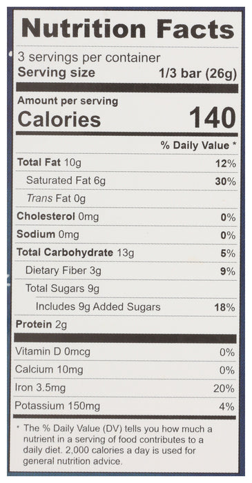 Peppermint Crunch, 70% Dark Chocolate, Org GF, 2.8 oz