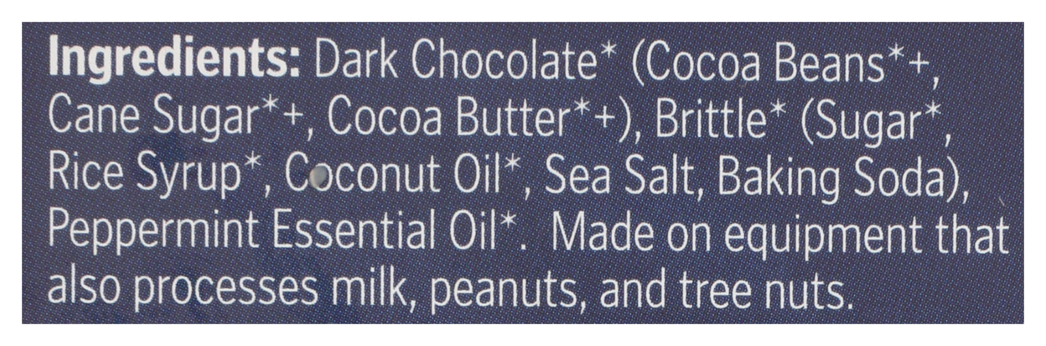 Peppermint Crunch, 70% Dark Chocolate, Org GF, 2.8 oz