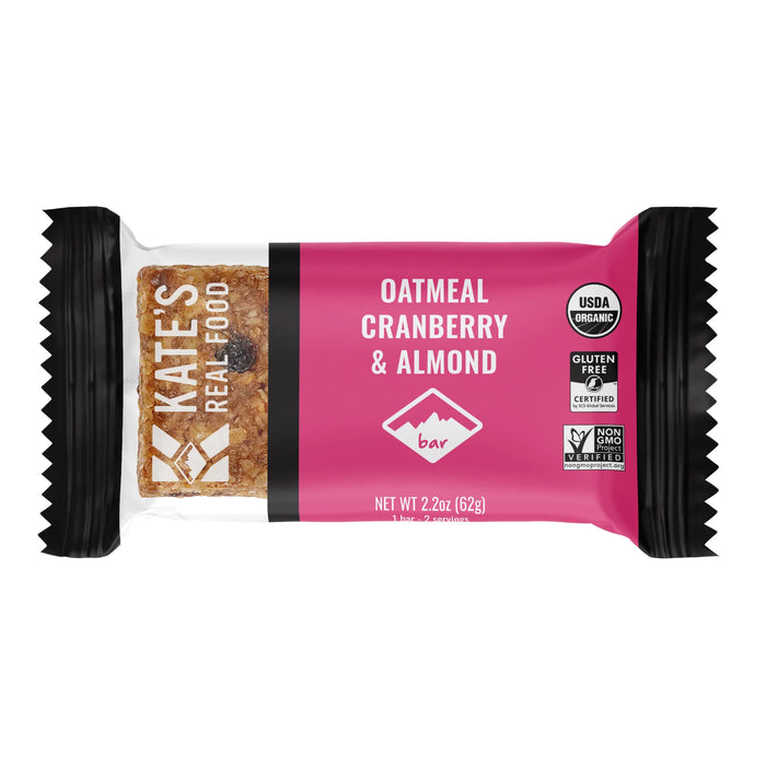 Bar, Oatmeal Cranberry & Almond, Org GF, 2.2 oz