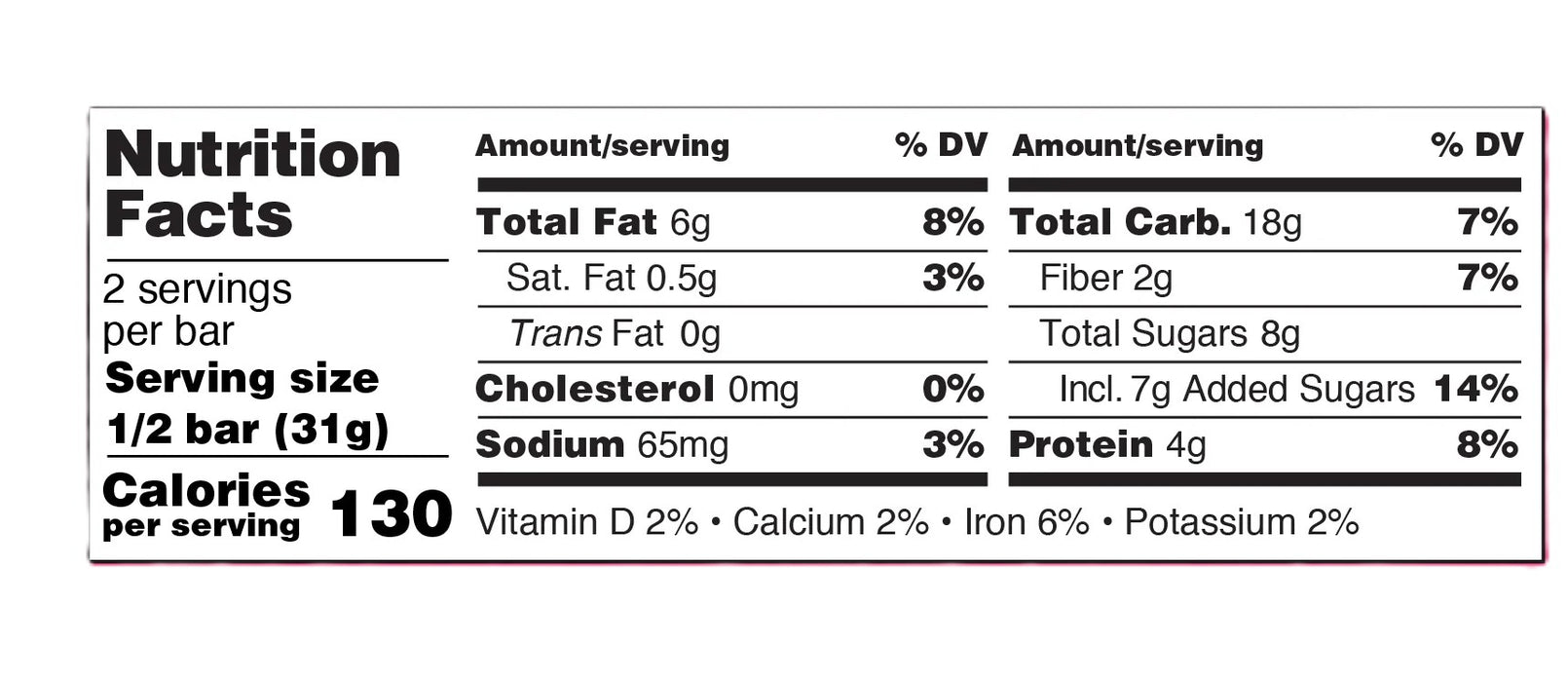 Bar, Oatmeal Cranberry & Almond, Org GF, 2.2 oz