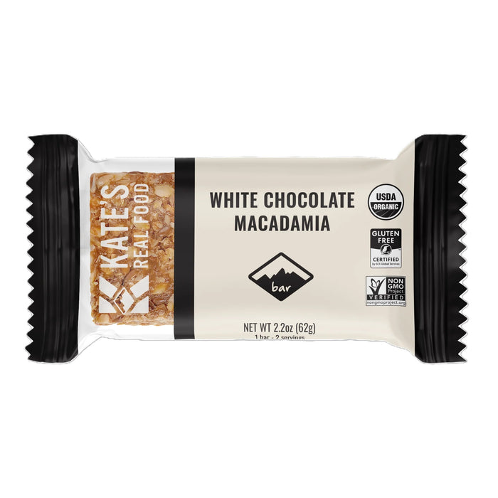 Bar, White Chocolate Macadamia, Org, GF, 2.2 oz
