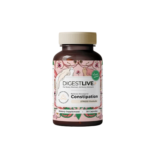 DigestLive+, Constipation Relief, Stress Formula, 30 cap