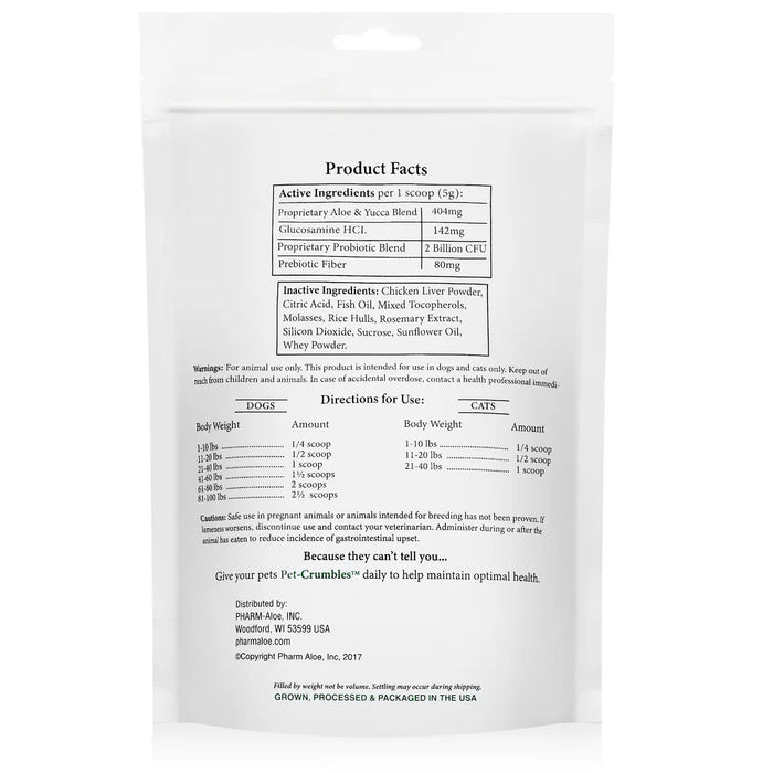 Pet-Aloe Crumbles, 10.9 oz