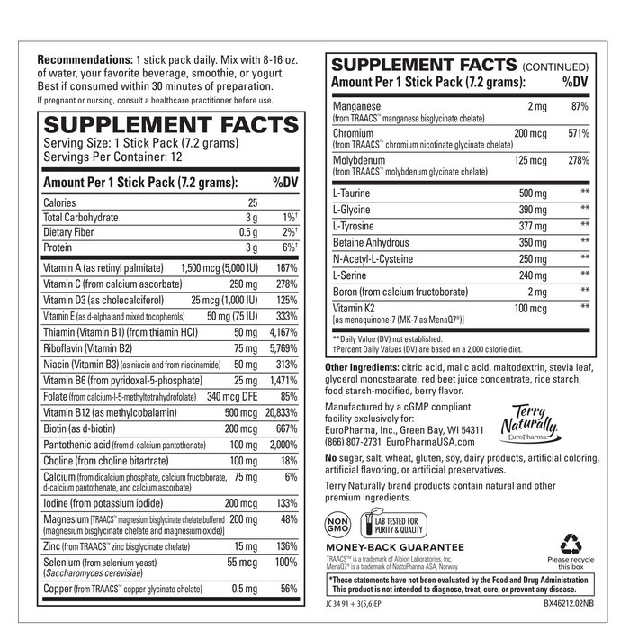Energy Revitalization Drink Mix, Berry Punch, 12 serv/3.oz