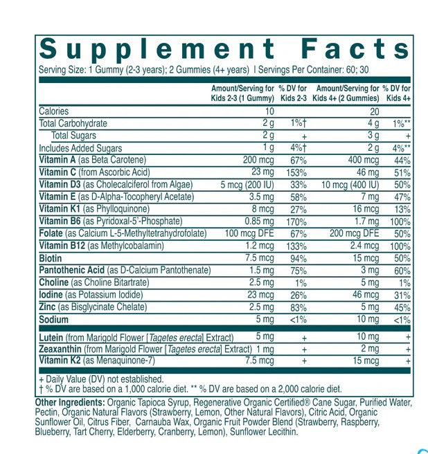 Daily Kids Multivitamin, 120 gummies