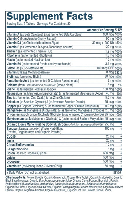 Daily Men's 50+ Multi-Vitamin, 60 tab