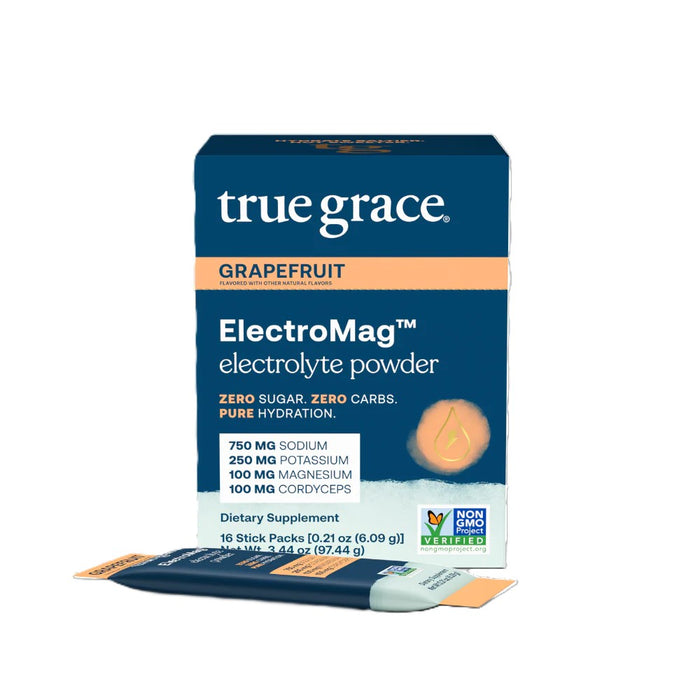 ElectroMag Electrolyte Powder, Grapefruit, 16 stick/16 serv