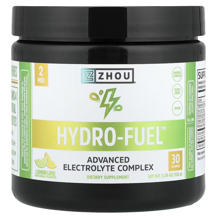 Hydro-Fuel Electrolyte Complex, Lemon Lime, 5.36 oz