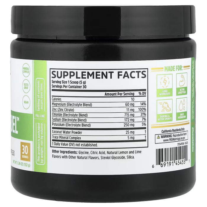 Hydro-Fuel Electrolyte Complex, Lemon Lime, 5.36 oz