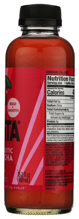 Tart Cherry Kombucha, Org, 15.2 floz