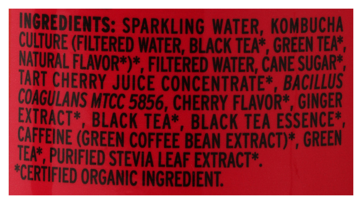 Tart Cherry Kombucha, Org, 15.2 floz