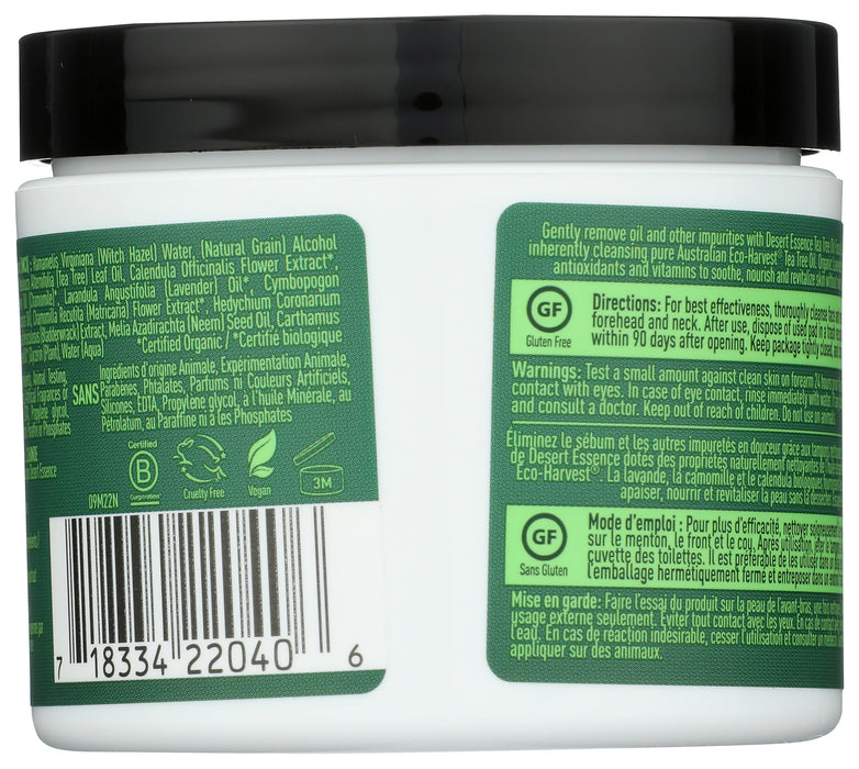 Tea Tree Oil Facial Cleansing Pads, 50 ct