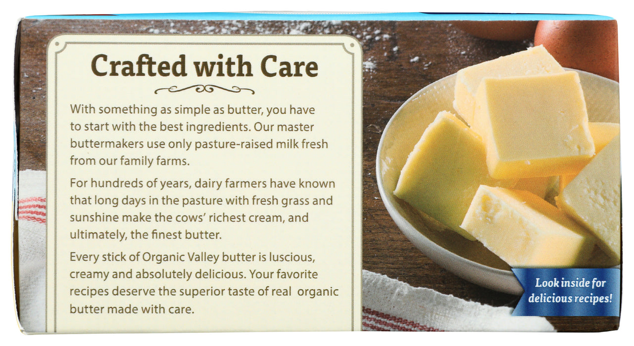 Unsalted Butter Sticks, Org, 16 oz