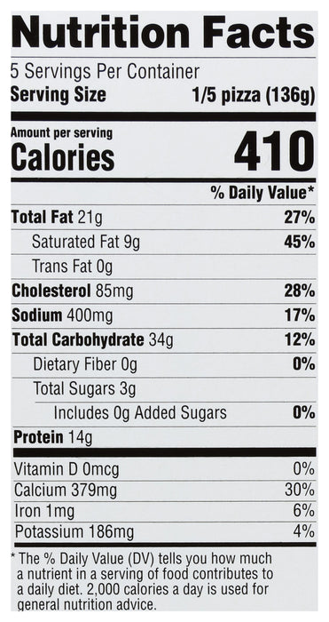 Three Cheese Pizza GF, 24 oz