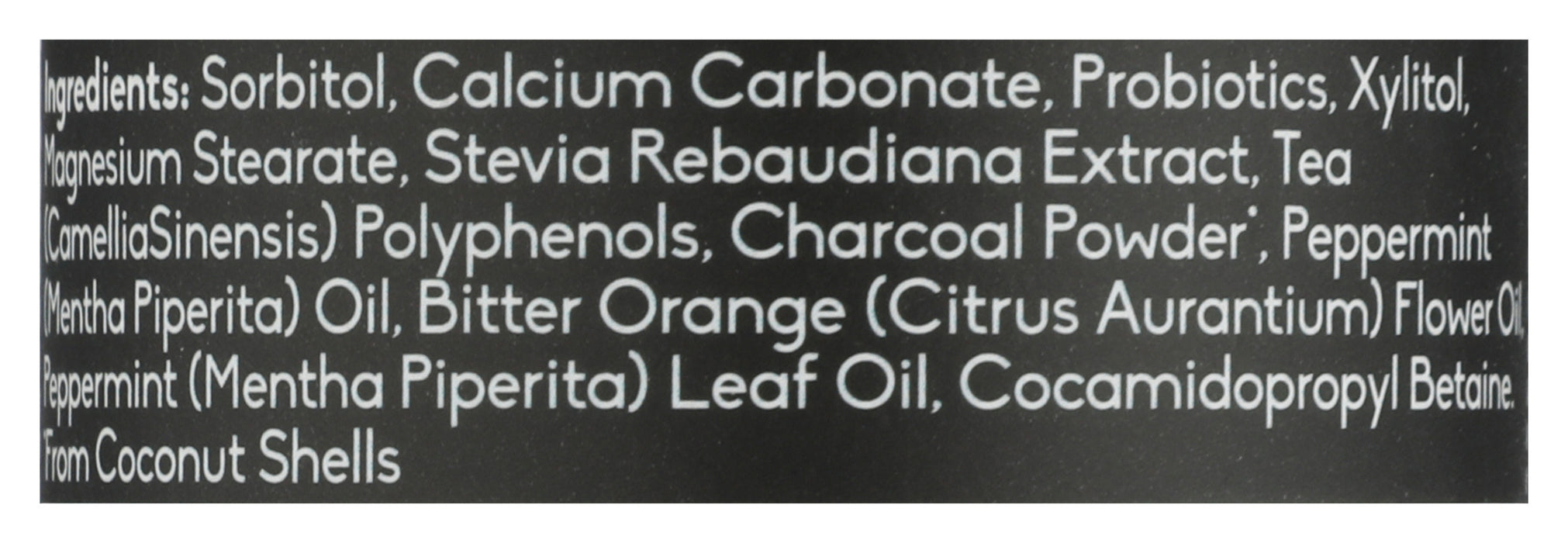 Toothpaste Tablets, Charcoal Powder, 60 tab