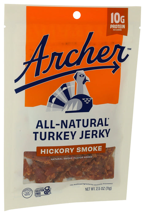 Turkey Jerky, Hickory Smoke, 2.5 oz