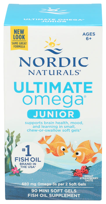 Ultimate Omega Junior, 680mg, 90sgel