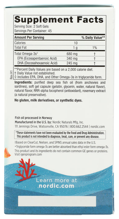 Ultimate Omega Junior, 680mg, 90sgel