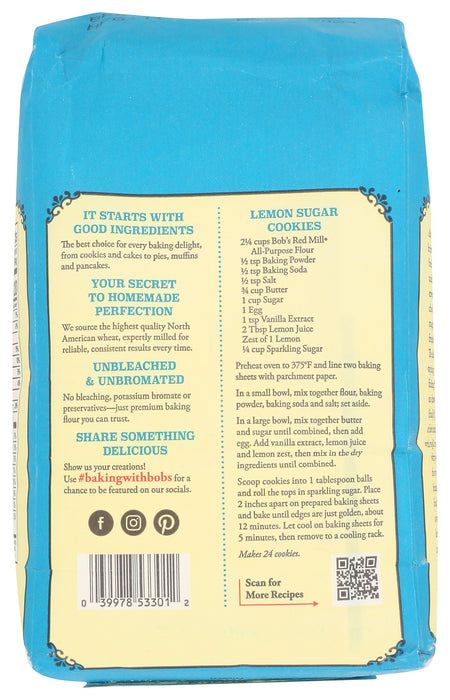 Unbleached White All Purpose Flour, 5 lb