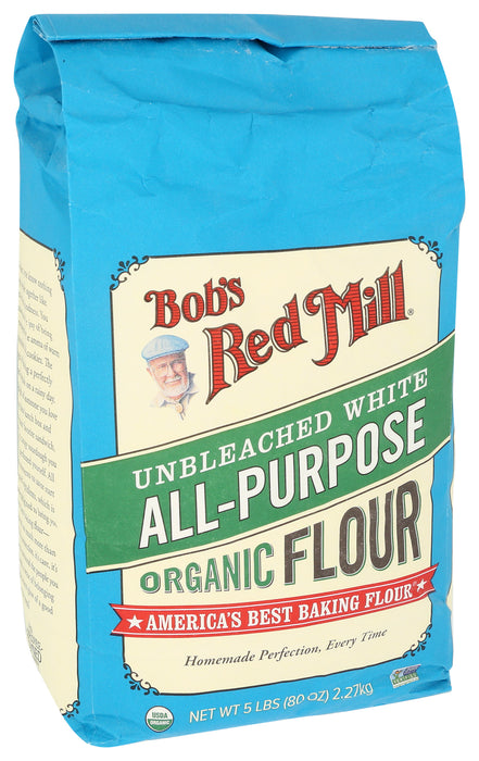 Unbleached White All Purpose Flour, Org, 5 lb