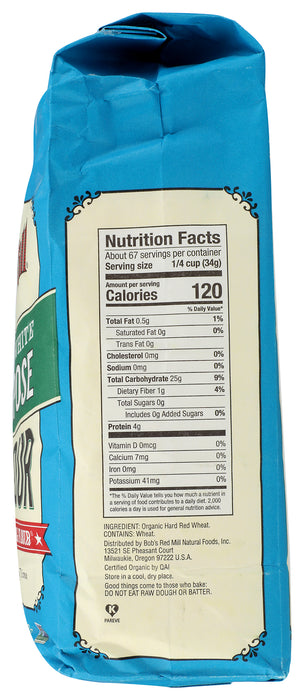 Unbleached White All Purpose Flour, Org, 5 lb